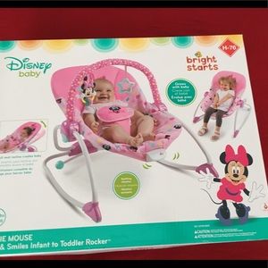 MINNIE MOUSE Stars&Smiles Infant To Toddler Rocker